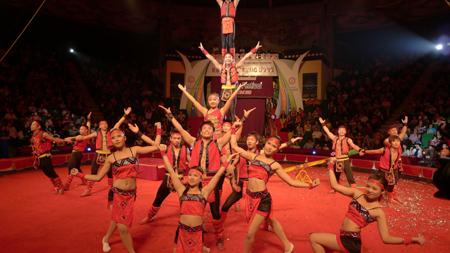 Vietnam wins international gold circus award